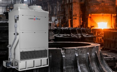 Linkcooling SCT-60S 密閉式冷卻水塔應用於礦業設備鑄造廠