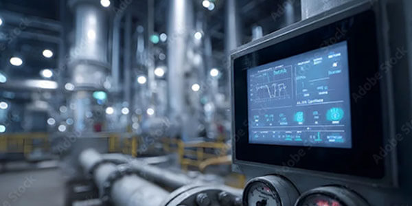 On-site view of Linkcooling modular cooling units with wide maintenance access aisle